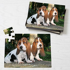 Personalized 25 Pc Horizontal Pet Photo Puzzle