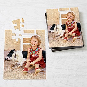 Personalized 25 Piece Vertical Pet Photo Puzzle