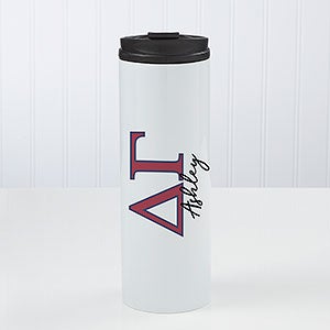 0 Delta Gamma Sorority Personalized Travel Tumbler