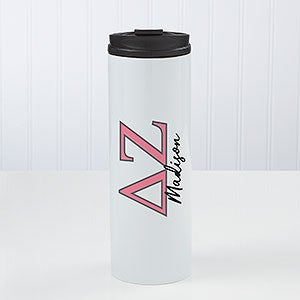 0 Delta Zeta Sorority Personalized Travel Tumbler