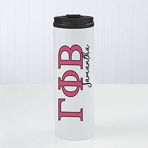 0 Gamma Phi Beta Sorority Personalized Travel Tumbler