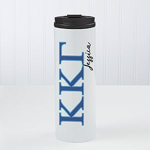 0 Kappa Kappa Gamma Sorority Personalized Travel Tumbler