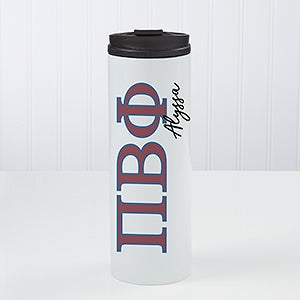 0 Pi Beta Phi Sorority Personalized Travel Tumbler