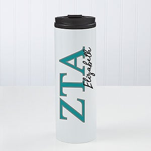 0 Zeta Tau Alpha Sorority Personalized Travel Tumbler