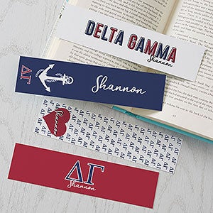 0 Delta Gamma Personalized Bookmarks - Set of 4