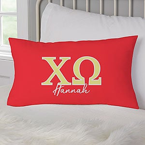0 Chi Omega Personalized Lumbar Pillow