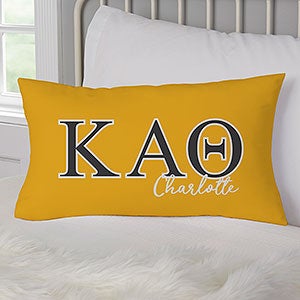 0 Kappa Alpha Theta Personalized Lumbar Pillow