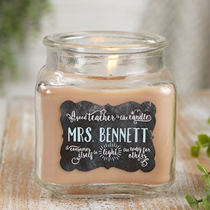 Teachers Light The Way 10 oz Walnut Coffee Scented Candle