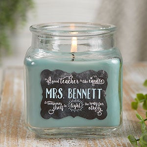 Teachers Light The Way 18 oz Eucalyptus Scented Candle