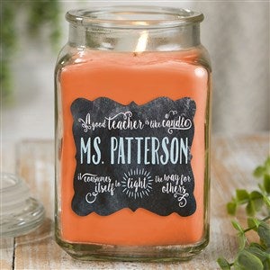 Teachers Light The Way 18 oz Walnut Coffee Scented Candle