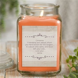 Thank You Candle 18 oz Walnut Coffee Cake Scented Candle Jar