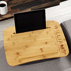 Bold Style Personalized Bamboo Lap Desk - #21938