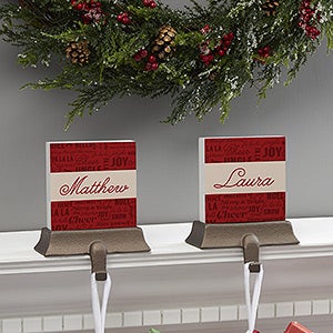 Winter Melody Personalized Stocking Holders