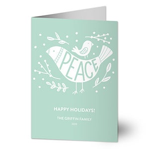 Peace Birds Holiday Card - Set of 15