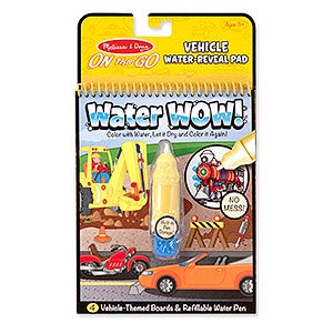 Melissa & Doug Vehicles Water Wow Activity Book