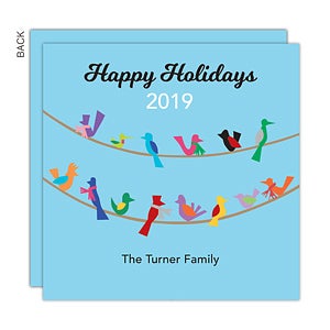 Birdies Holiday Card - Set of 15