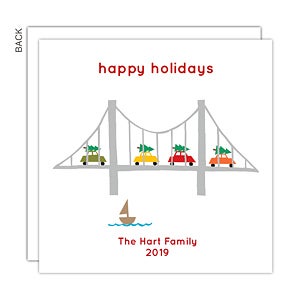 Bridge Holiday Card - Set of 15