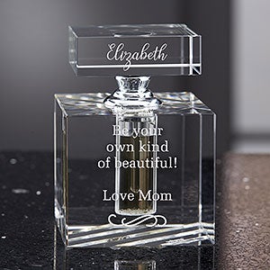 Orrefors Engraved Message Perfume Bottle