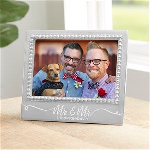 Mariposa Personalized Mr & Mr Wedding Frame - Horizontal