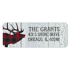 Buffalo Check Elk Return Address Labels  - 1 set of 60