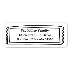 Frameworthy Return Address Labels - 1 set of 60