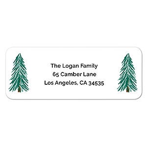 Green Tree Address Labels - 1 set of 60