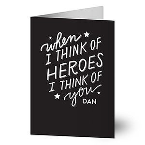 Heroes Father's Day Greeting Card
