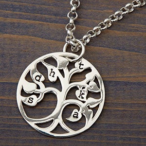 Personalized Family Tree Necklace