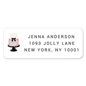 Fun Cake Address Labels - 1 set of 60