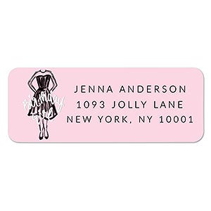 Birthday Girl Address Labels - 1 set of 60