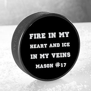 Sports Expressions Personalized Official Hockey Puck