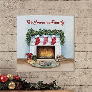 Night Before Christmas 12x12 Canvas Print