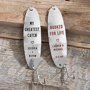 Personalized Fishing Lures - Wedding Keepsake Gift