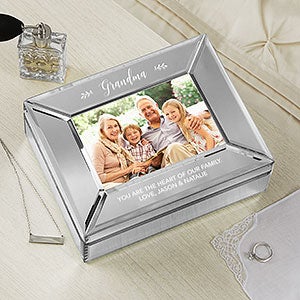 Custom Engraved Photo Box - Message For Her