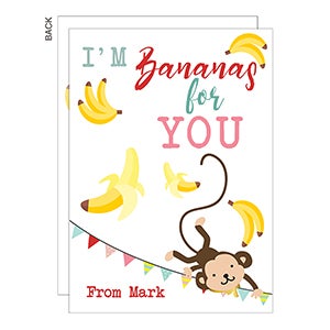 Bananas Premium Valentine's Day Card - Set of 5