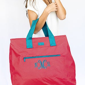 Essential Embroidered Tote Travel Bag