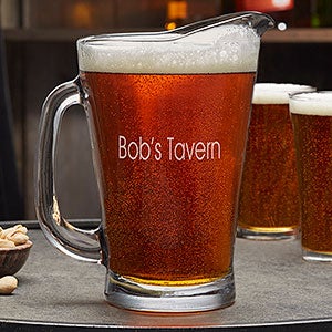 Classic Celebrations Personalized Beer Pitcher