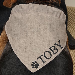 Happy Dog Personalized Dog Bandanas