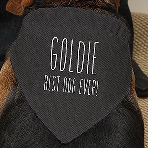 Good Dog Personalized Dog Bandanas