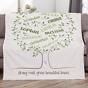 Family Tree Of Life 50x60 Fleece Blanket