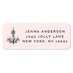 Chandelier Address Labels - 1 set of 60