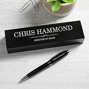 Executive Personalized Aluminum Pen Set - #23235