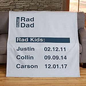 The Legend Personalized 50x60 Sweatshirt Blanket