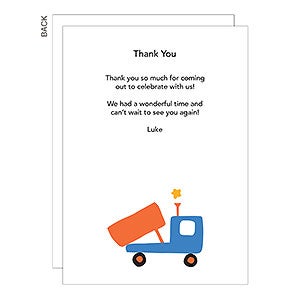Riding in Style Thank You Cards - Set of 5