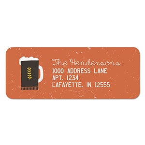 Ale Down Hill Address Labels - 1 set of 60