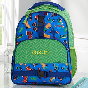 Transportation Print Personalized Kids Backpack