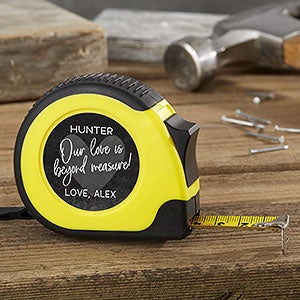 Personalized Tape Measure - Romantic Gift For Handyman