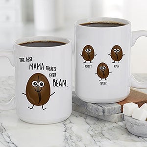 Coffee Puns Personalized Large Coffee Mug for Her