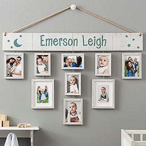 Personalized Hanging Picture Frames Set - Baby Love