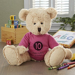 Personalized Happy Birthday Teddy Bear